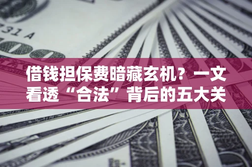 北京借钱担保费暗藏玄机？一文看透“合法”背后的五大关键陷阱