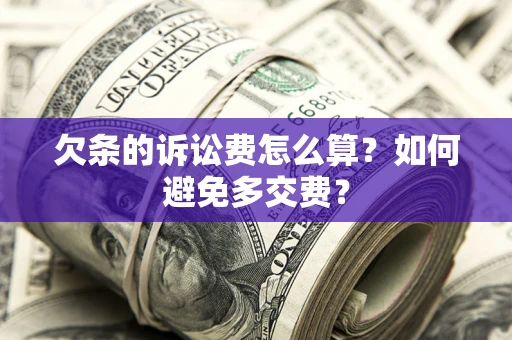 北京欠条的诉讼费怎么算？如何避免多交费？