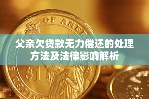 北京父亲欠贷款无力偿还的处理方法及法律影响解析