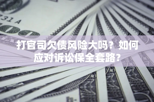 北京打官司欠债风险大吗？如何应对诉讼保全套路？
