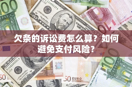 北京欠条的诉讼费怎么算？如何避免支付风险？